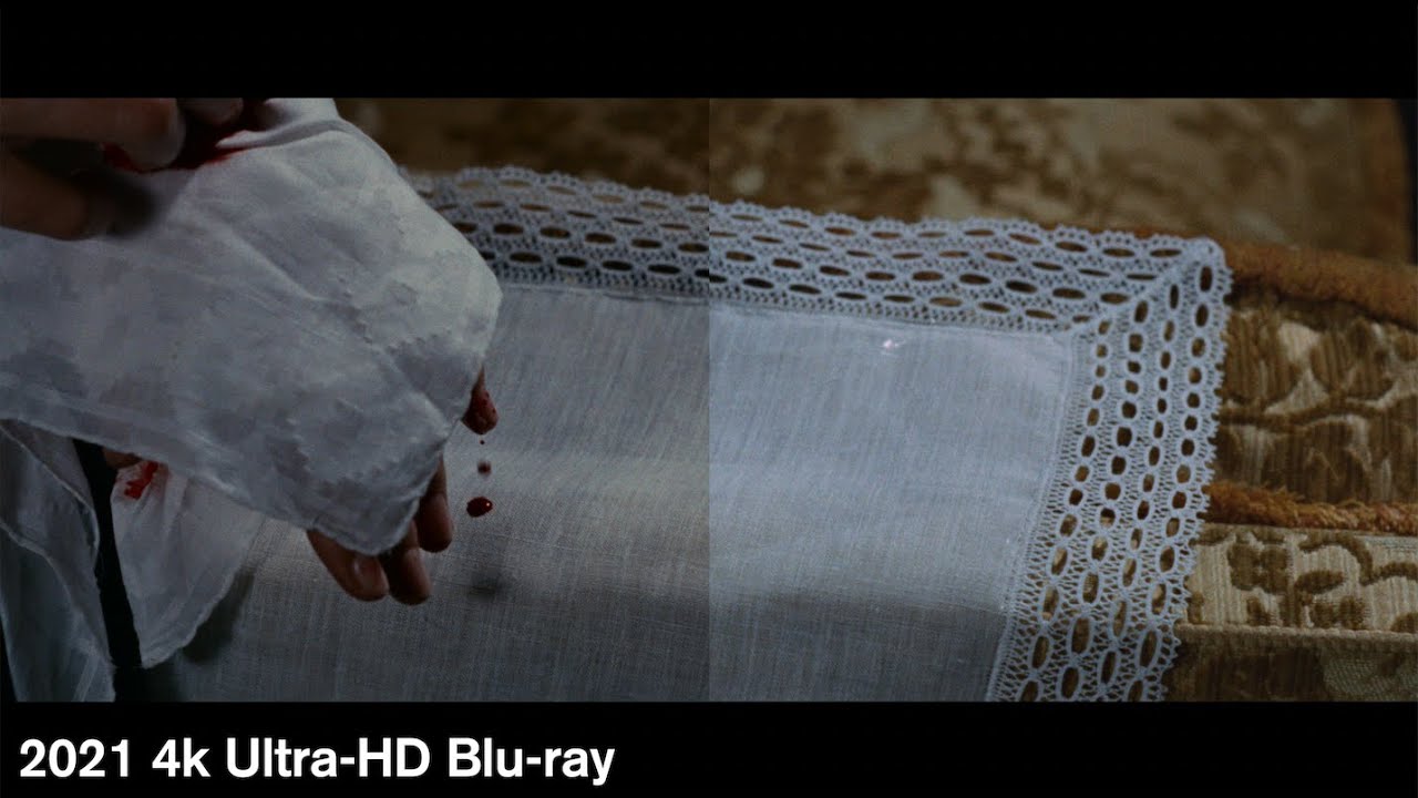 The Cat o' Nine Tails - 4k/Blu-ray Comparison