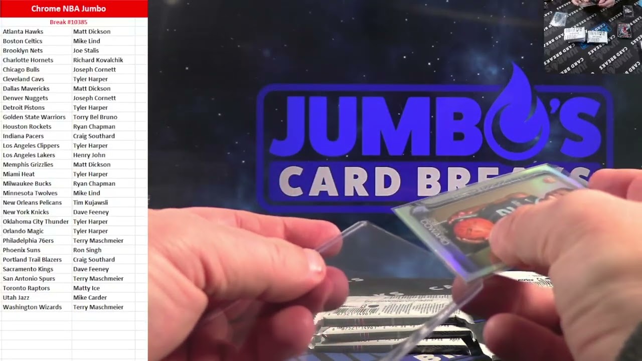 BREAK #10385   Chrome NBA Jumbo