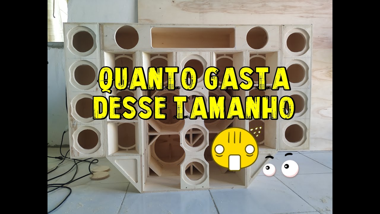 Paredinha grave de 10 polegadas e médio 6