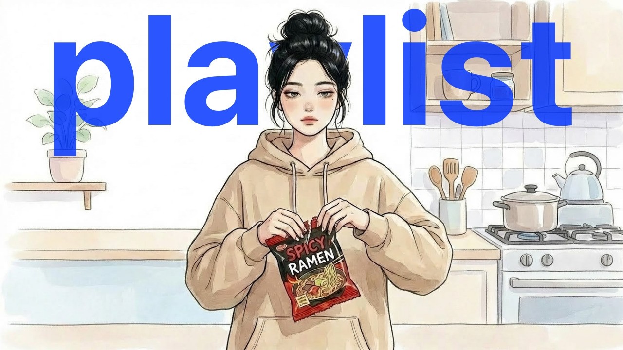 🎼playlist🍭쉬는 날에 할 것도 없고 먹을 것도 없을 때 듣는 달달한 감성 POP 모음(4시간-)🎧|카페·매장·작업·공부·휴식 음악·bgm