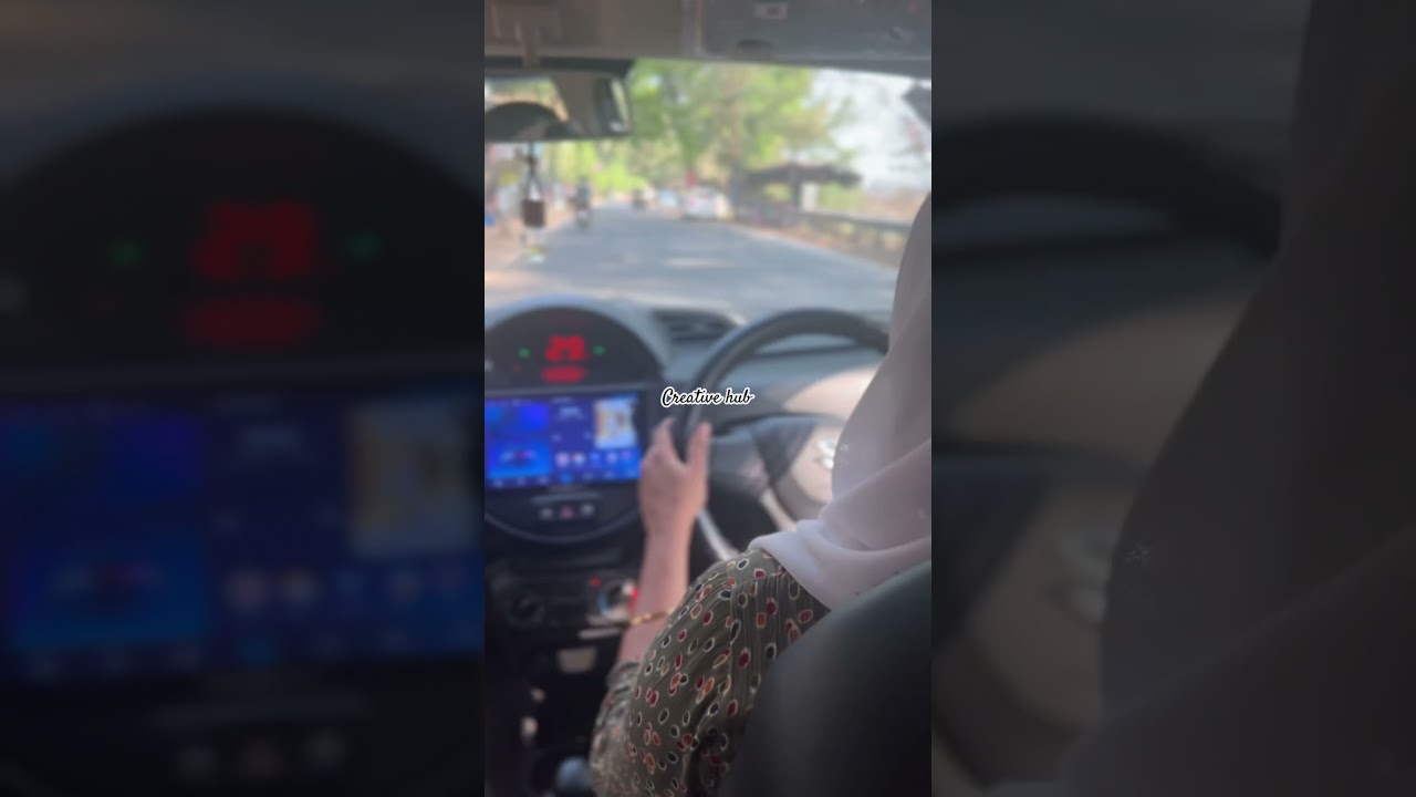 &hearts;️My driving 🚘🥰🥰🥰#creativehub #shortvideo #ytshorts #girlsdriving