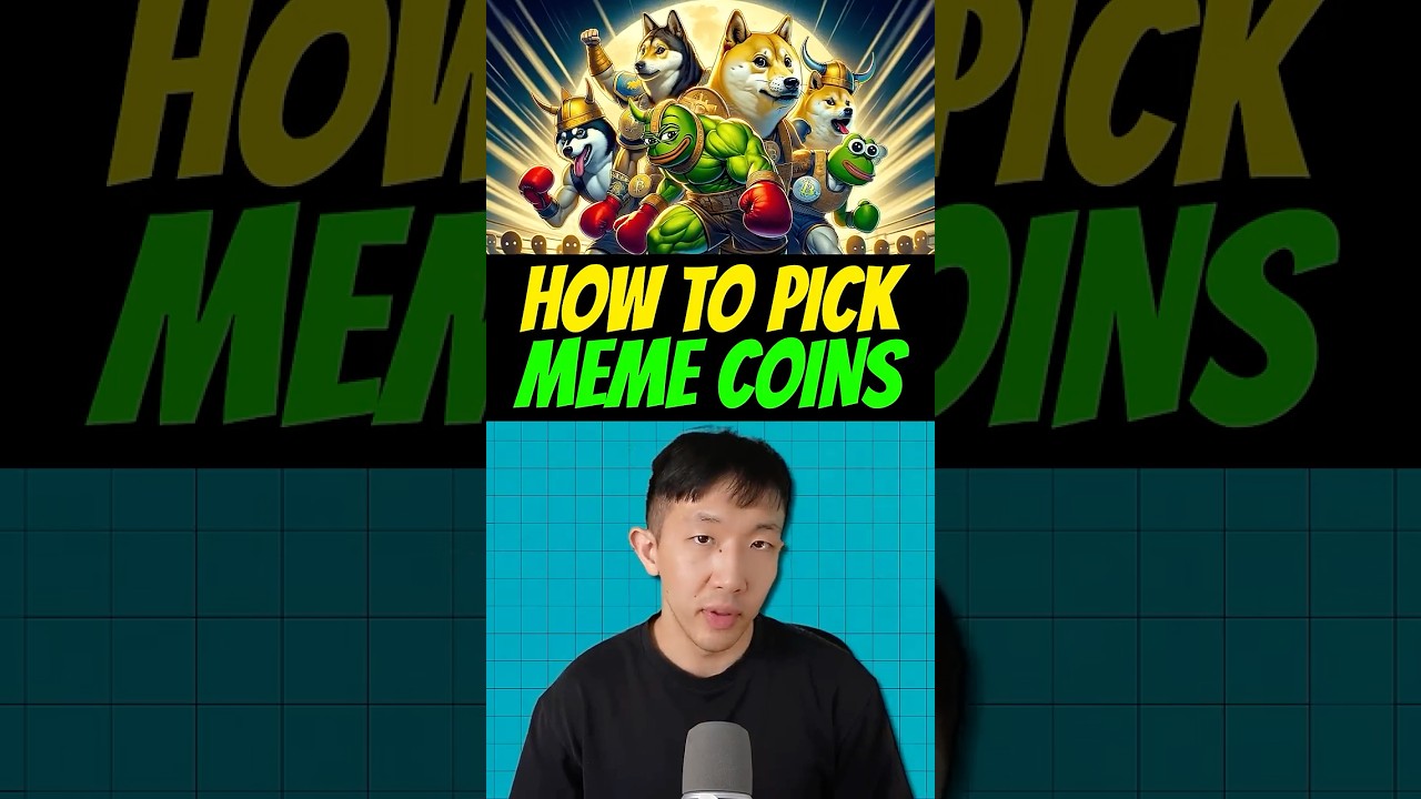 How to pick MEME coins? #crypto #memecoins #altcoins #cryptoinvesting