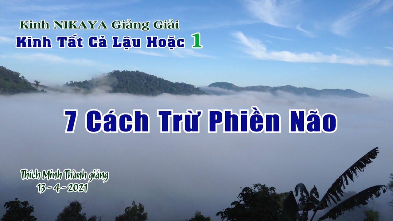 Kinh NIKAYA Giảng Giải _ 7 Cách Trừ Phiền Não - Kinh Tất Cả Lậu Hoặc 1