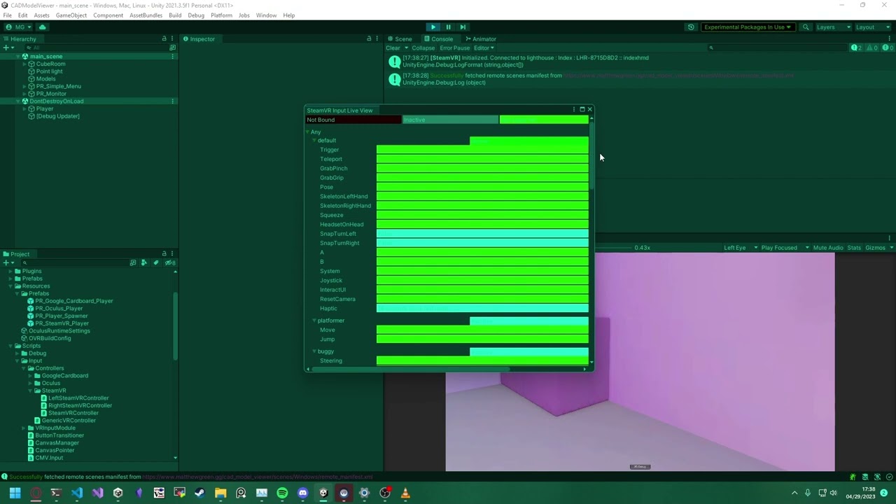 How to use SteamVR Input in Unity