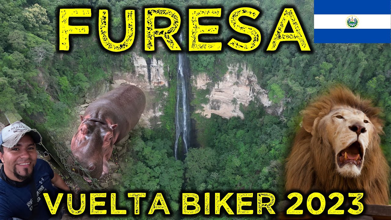 Un lugar INCREÍBLE en EL SALVADOR en la VUELTA BIKER 2023 hacia FURESA / REFUGIO SALVAJE
