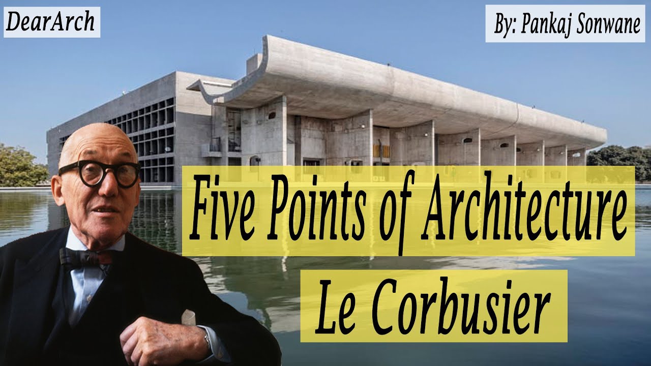Le Corbusier's Five Points of Architecture | Villa Savoye | Capitol Complex | Modern Architecture.