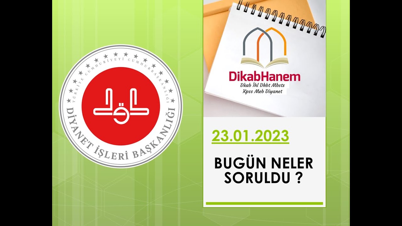 Diyanet Mülakatın da 1. Gün de Sorulan Sorular 2023 Diyanet Personel Alımı