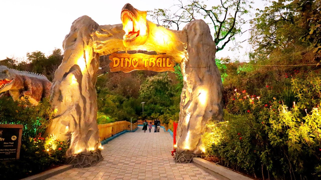 STATUE OF UNITY - SUNSET POINT - FLOWERS VALLEY - Dinosaur 🦕 🦖 PARK - Glow Garden - Laser show