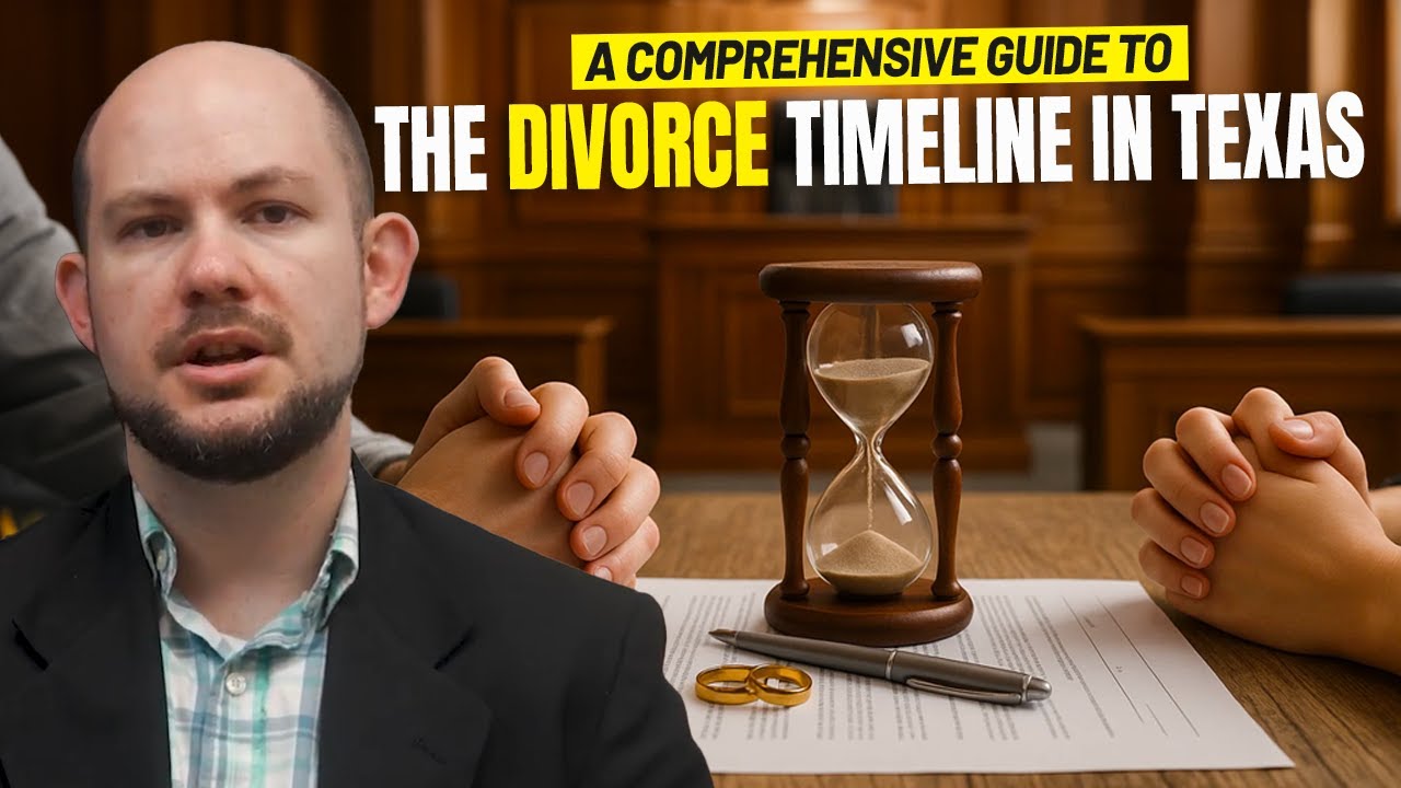 A Comprehensive Guide to the Divorce Timeline in Texas