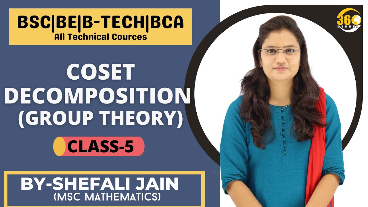 COSET DECOMOSITION GROUP THEORY V5 |BSC |BE |BTECH | BCA |ALL UNIVERSITY |ALL INDIA| BY SHEFALI JAIN