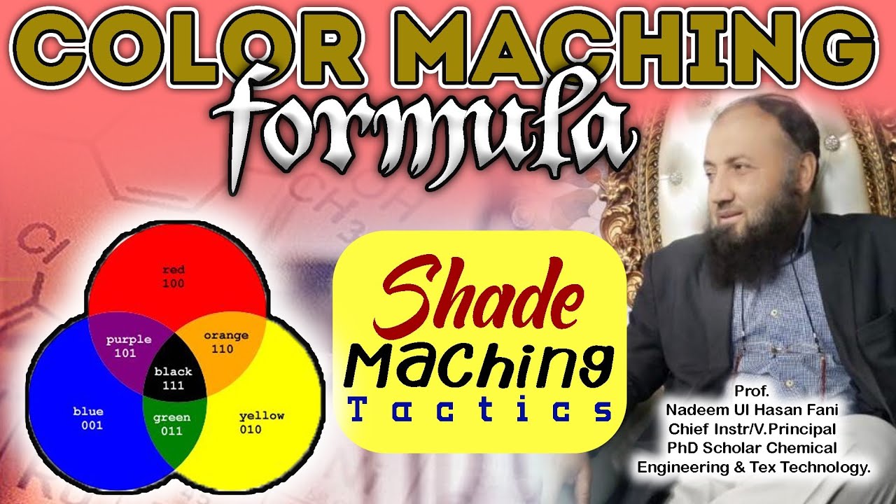 Color matching formulas of all dyes | shade Matching Tactics | Textile Dyeing course 