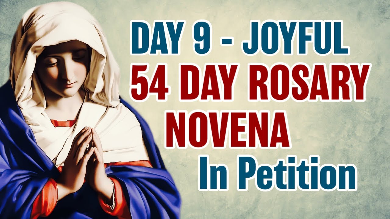 54 Day Rosary Novena Day 9 💙 Joyful Mysteries
