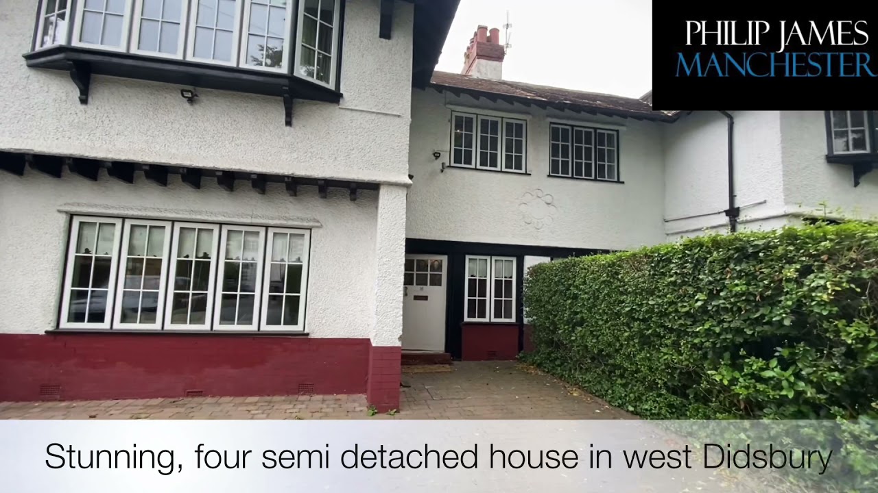 Huge four bed semi detached house in west Didsbury