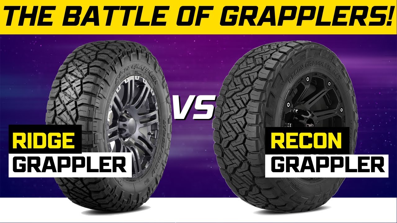 Nitto Recon Grappler против Ridge Grappler против Terra против Trail