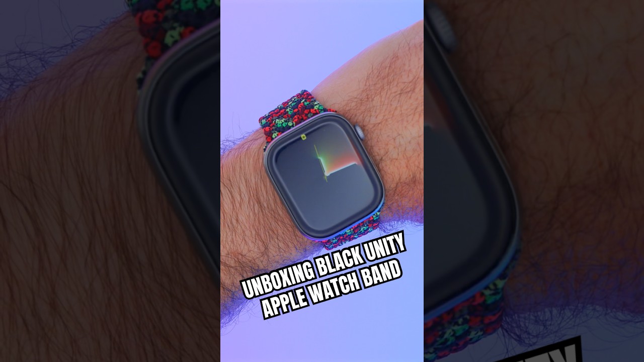 Unboxing Black Unity Apple Watch Band. #asmr #blackunity #applewatch  #watchband #apple @apple