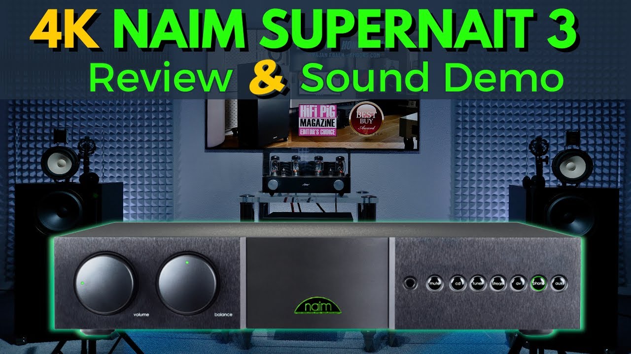 Обзор NAIM SUPERNAIT 3 со звуковым демо!