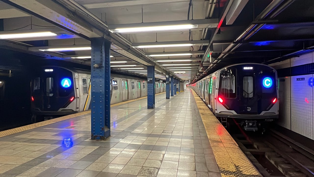 (A) (C) (E) and (F) Trains at Canal Street