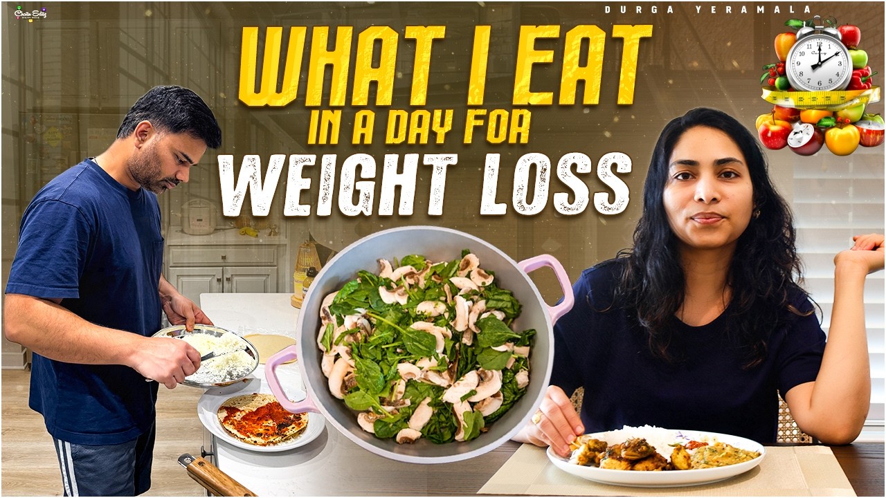What I Eat in a Day | High Protein Indian Meals for Fat Loss | Telugu Vlogs | Durga Yeramala