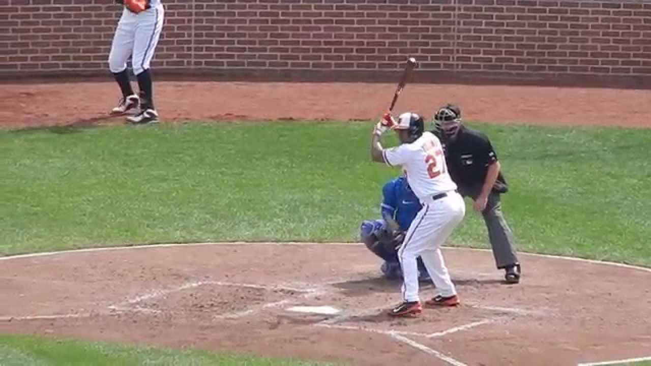 Orioles Delmon Young Hit 4/13/14 HD
