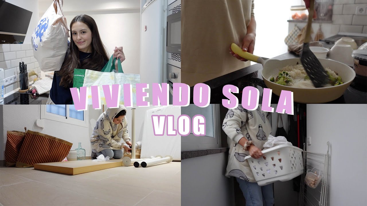 VLOG PRIMEROS DÍAS VIVIENDO SOLA: compra, organización, limpieza... || @laliabenchelef