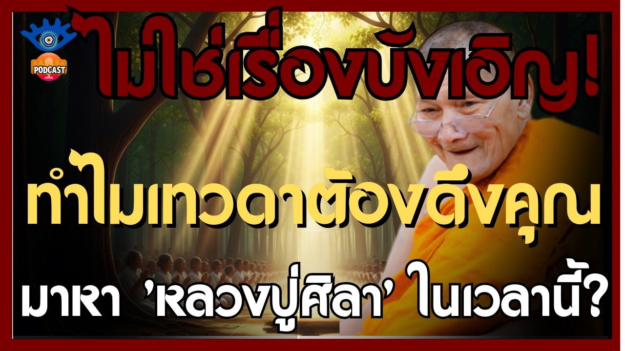 ไม่ใช่เรื่องบังเอิญ! ทำไมเทวดาต้องดึงคุณมาหา 'หลวงปู่ศิลา' ในเวลานี้?