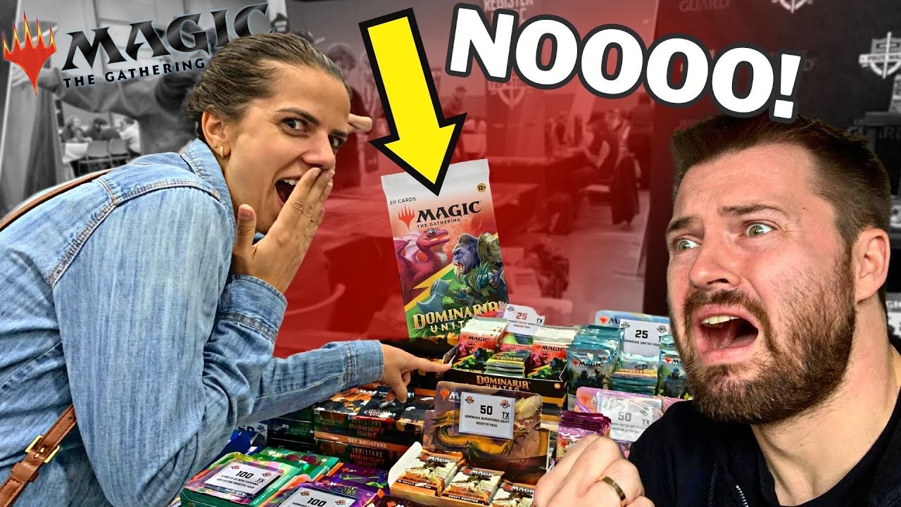 My Wife Picks Out My CommandFest Magic The Gathering Booster Packs!