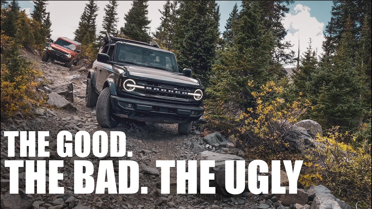 Totally Stock Outerbanks Ford Bronco Tincup Pass raw trail footage