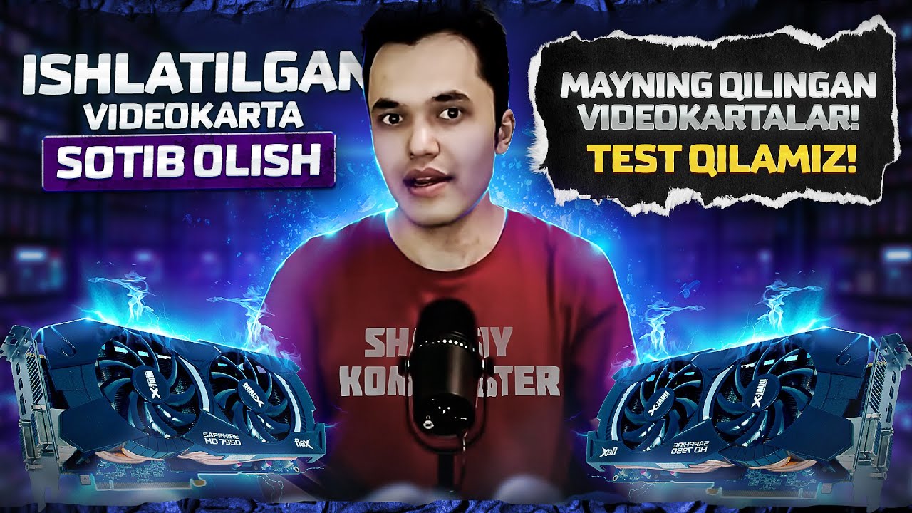 Mayningda ishlatilgan Videokarta xarid qilish / Arzon videokarta sotib olish