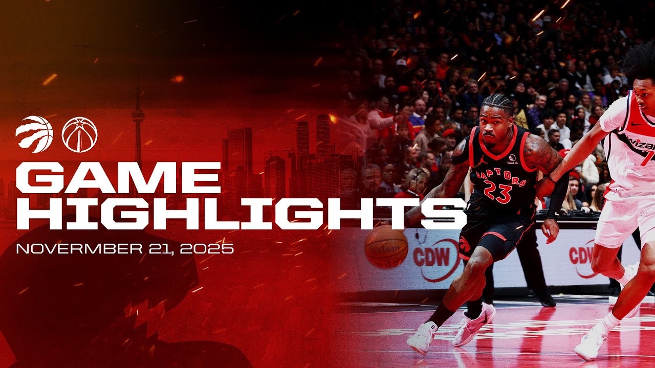 Raptors vs. Wizards Game Highlights | November 21, 2025