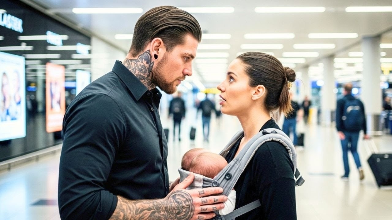 Neuf mois après le divorce, le chef de la mafia pétrifié à l'aéroport : son ex tenait des jumea
