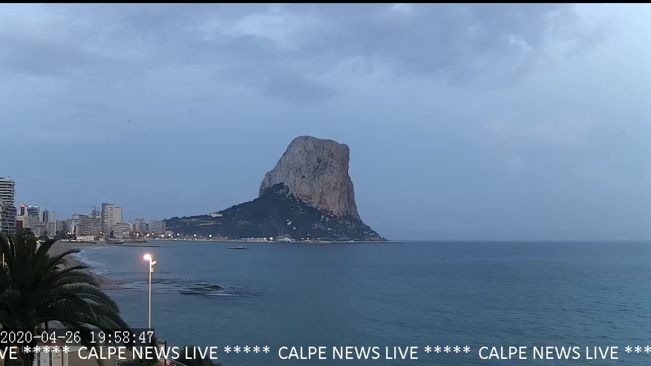 Playa Arenal Calpe en directo Calpe News #As&oacute;mateACalpe