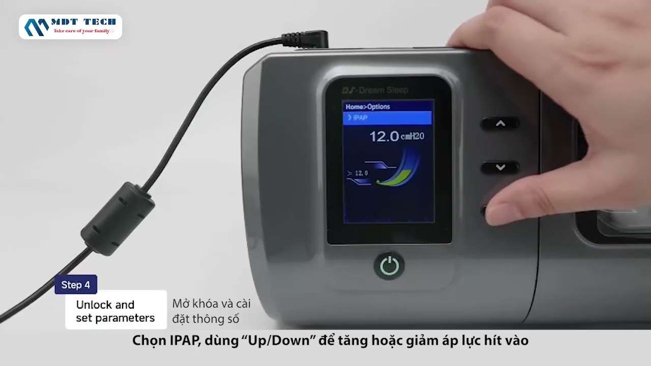 Hướng dẫn sử dụng máy trợ thở Ventmed DS8