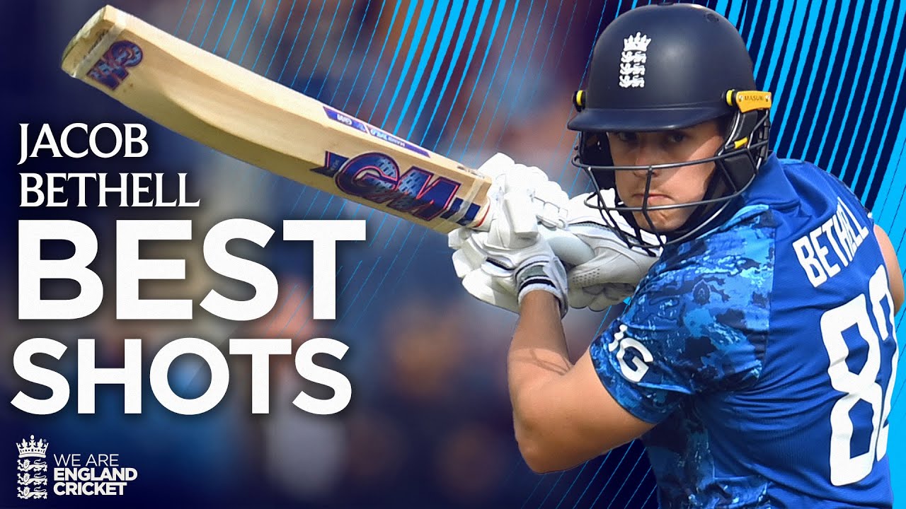 A Shining Talent | Jacob Bethell's Best Boundaries in T20I & ODI (so far...)