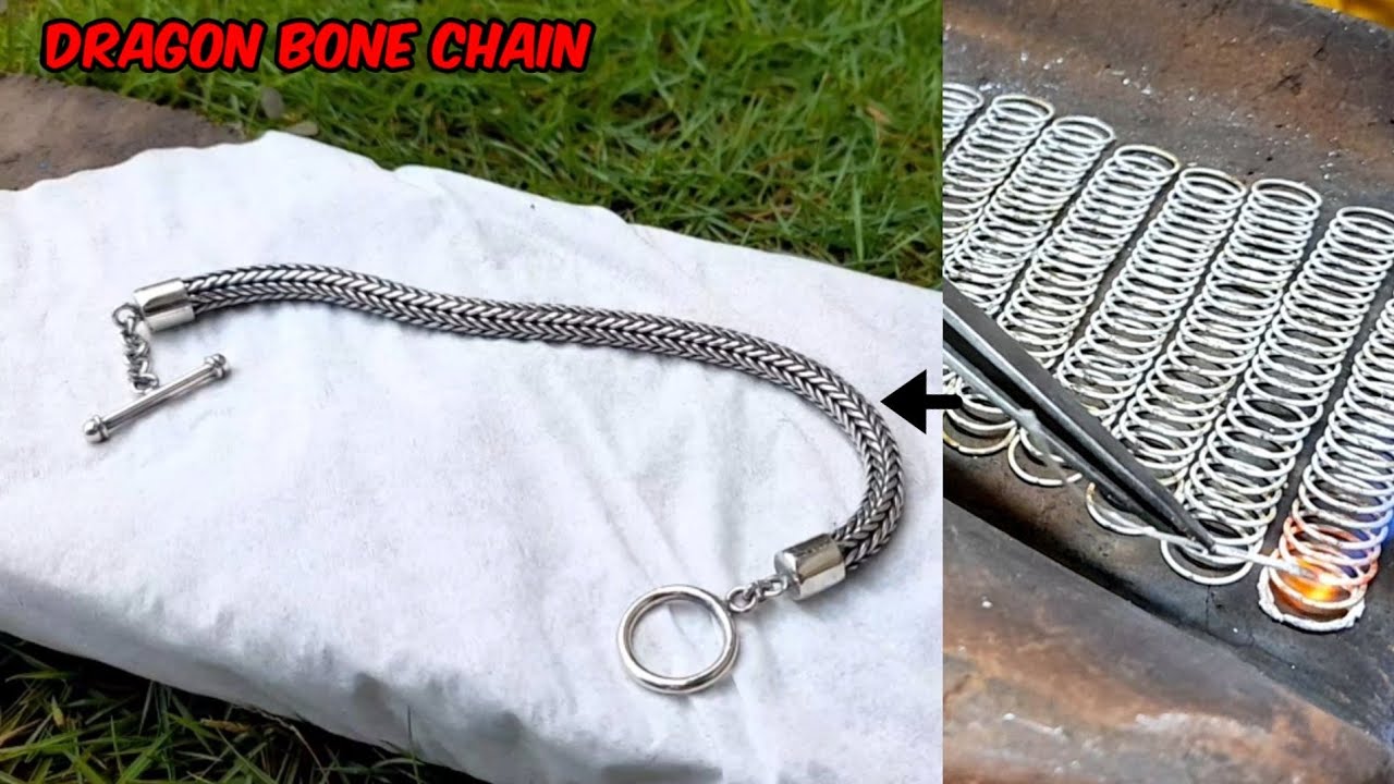 How to make a dragon bone chain|| membuat rantai tulang naga