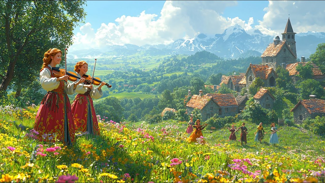 Joyful Celtic Fiddle Dance – Irish Music for Happy Vibes & Spirit