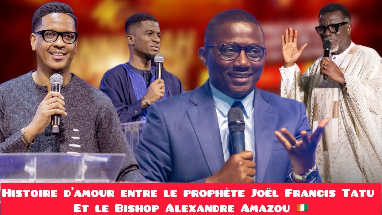 😍Waouh le prophète Joël Francis Tatu 🇨🇩🦅 rend bon témoignage du Bishop Alexandre Amazou 🇨🇮