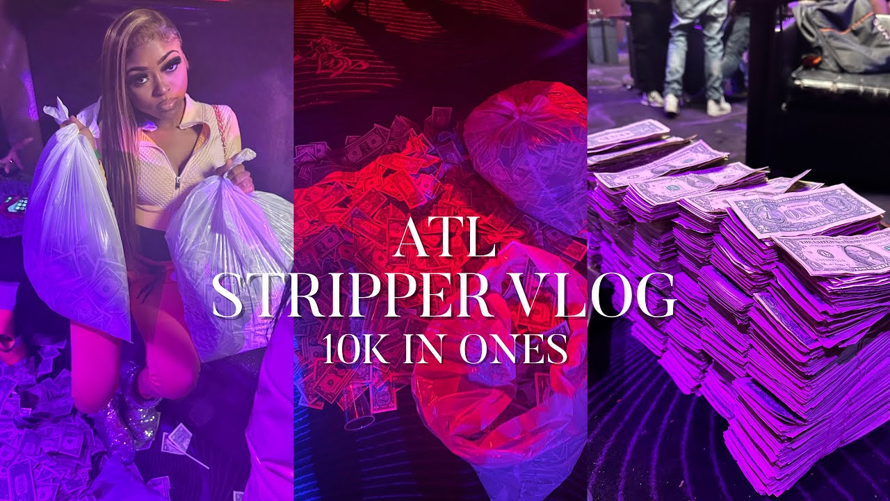 ATL STRIPPER VLOG HE THREW 10K | SHOPPING | TRYING NEW THINGS