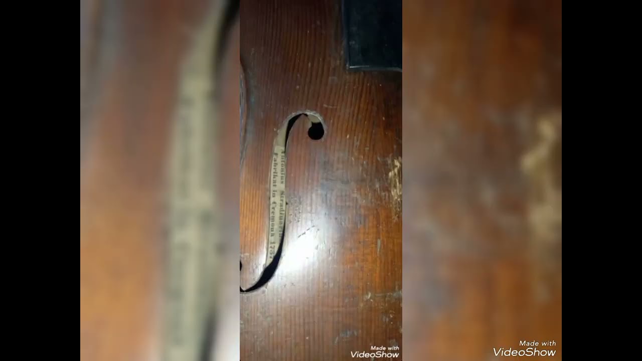 UN GRAN TESORO ANTIGUO Stradivarius 1737