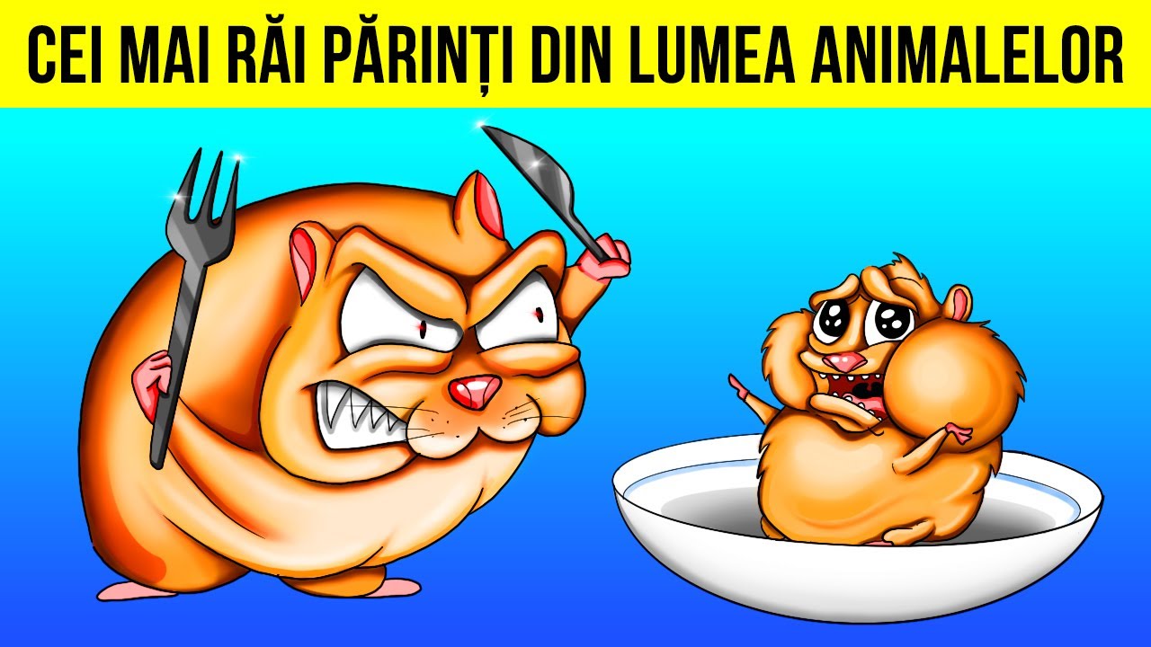 11 animale care NU ar câștiga niciodată premiul de “cei mai buni părinți”