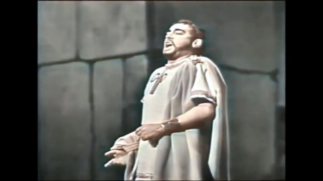 Mario Del Monaco e Elinor Ross - Perfido (Norma) Live 1967 - Video a Colori e Audio HQ
