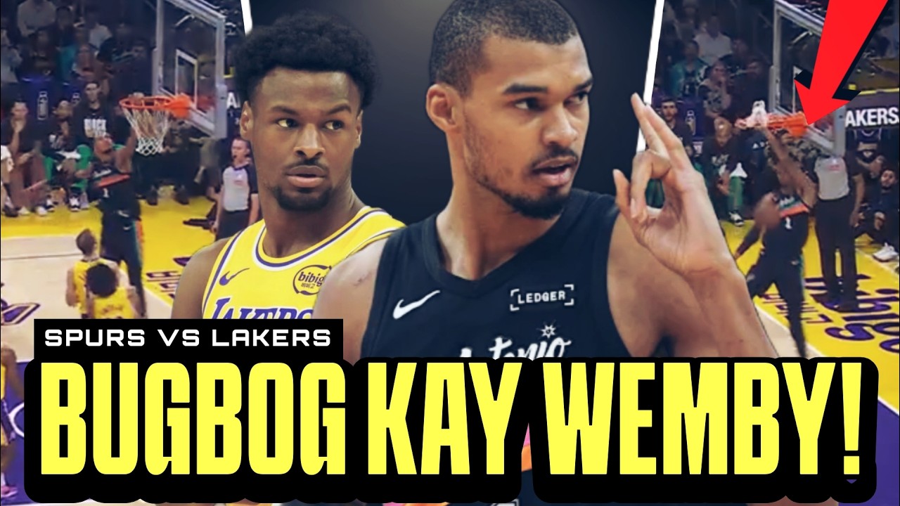 BUGBOG SARADO kay Wembanyama ang Lakers! 25 points 1st quarter! Bronny James 12 pts! Spurs vs Lakers