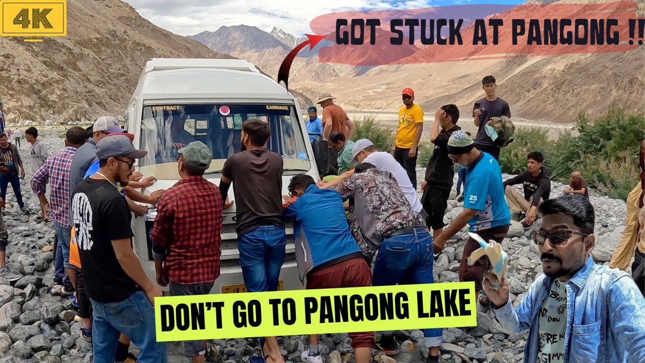 Don't Go To Pangong Lake Without Seeing This|Stuck Near Pangong Lake Ladakh|Pangong Luxury Stay Tips