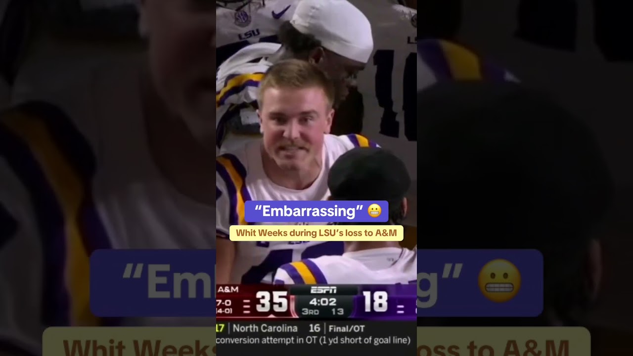 LSU&rsquo;s captain was FURIOUS 🫣