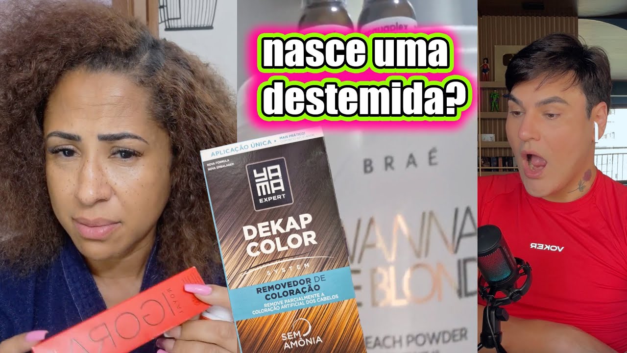 COMEÇOU COM IGORA CHOCOLATE, MAS COMPROU OX DE 40 E PÓ DESCOLORANTE BRAÉ SÓ DEUS SABE O QUE VAI DAR 