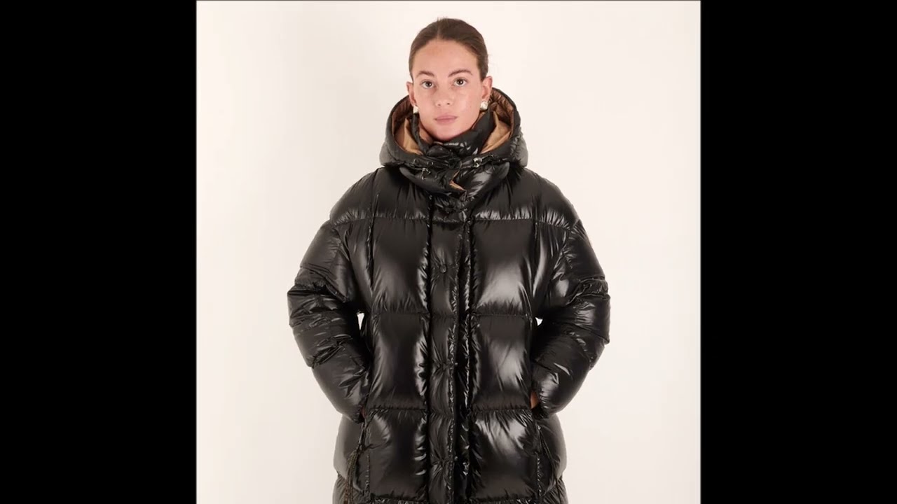 Shiny Puffer Coats Long