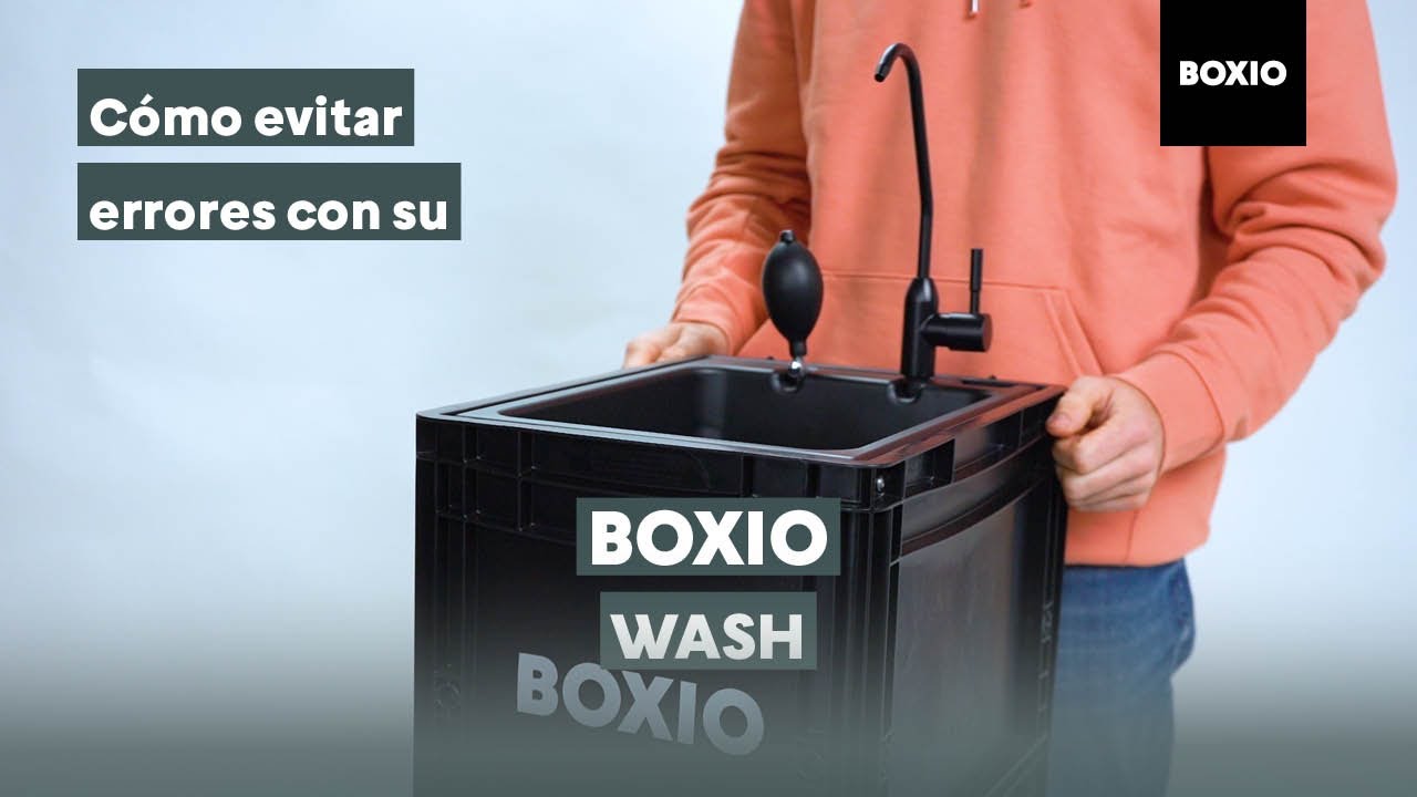 BOXIO WASH: C&oacute;mo usar y solucionar problemas - Descripci&oacute;n completa en v&iacute;deo