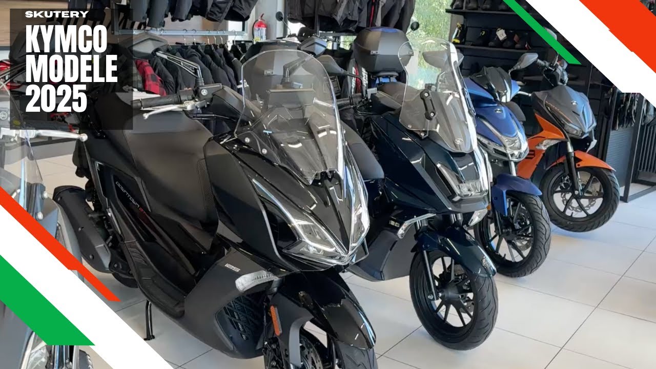 Bardziej europejskie, niż może się wydawać! - Modele Kymco 2025