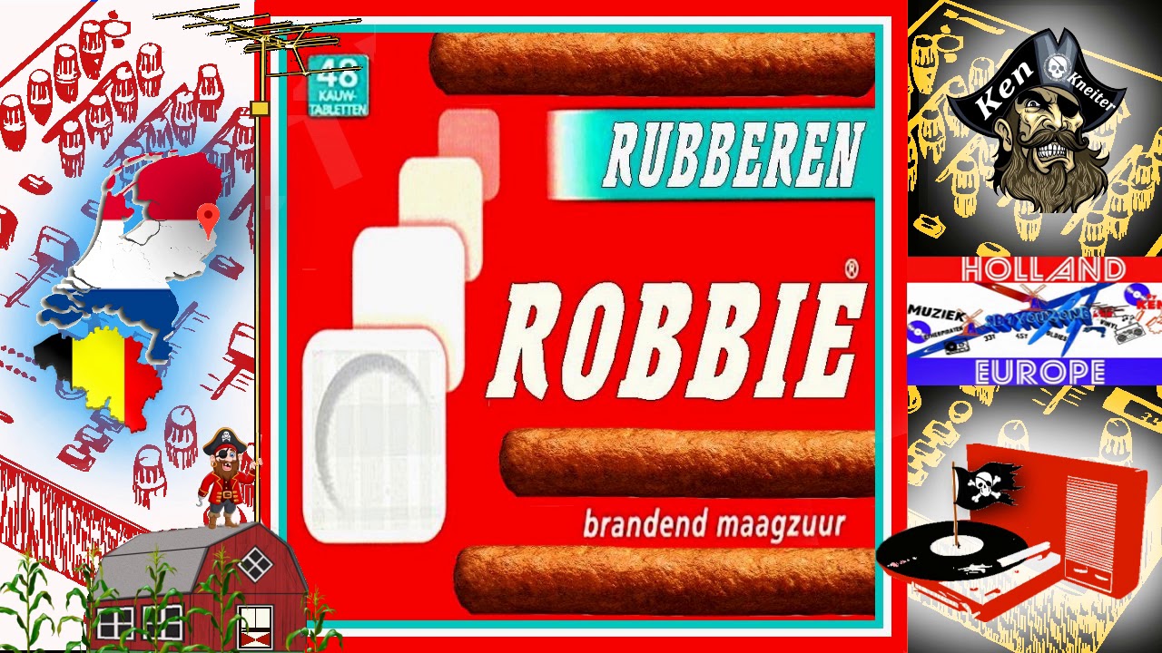 Brandend Maagzuur &middot; Rubberen Robbie - 1981- Piratenmuziek