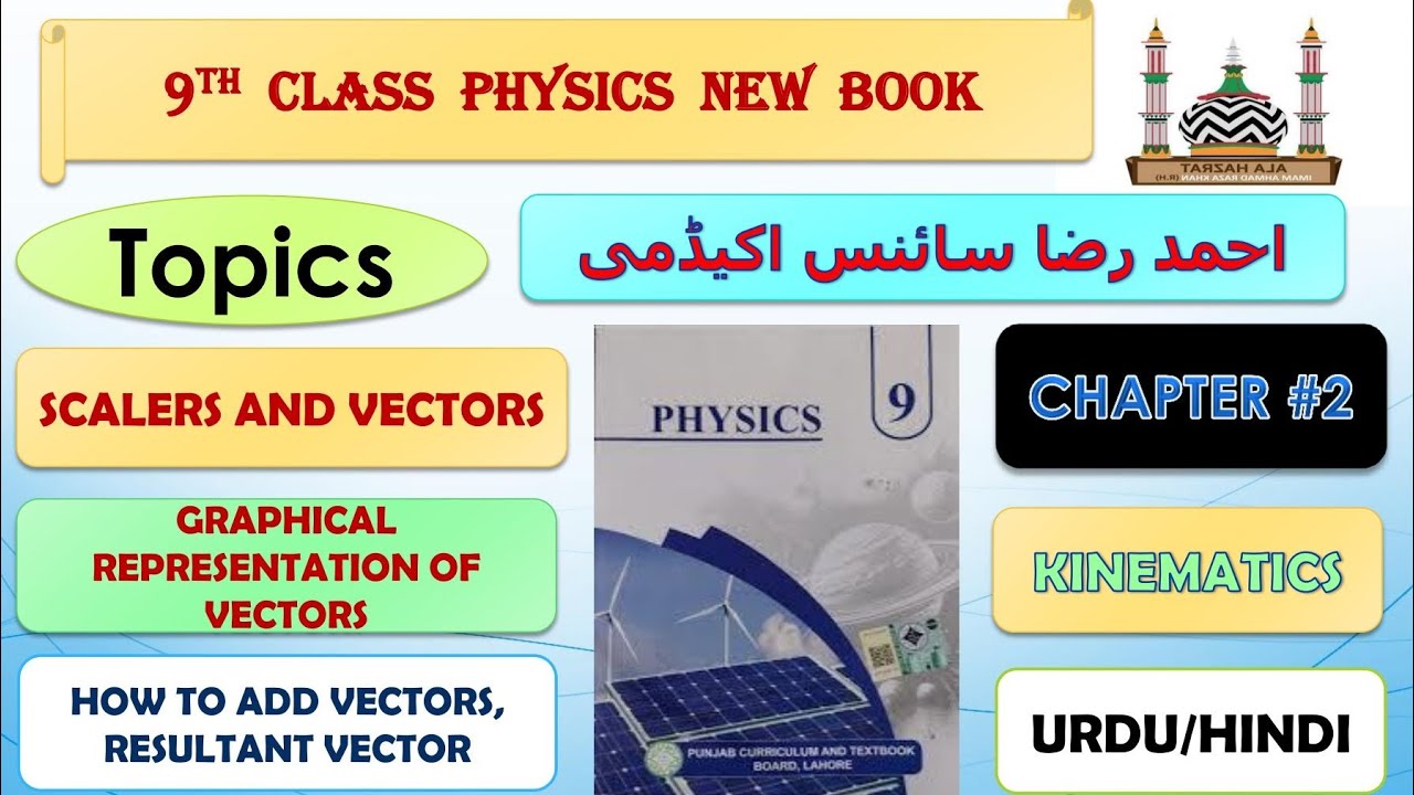  Scalers and Vectors | How to represent vector Graphically | Resultant Vectors | 9th Class Physics