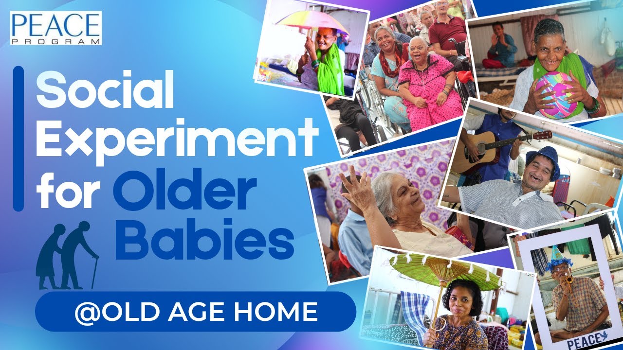 Social Experiment at Old Age Home | 4 Lifestyle Therapies for Senior Citizens | PEACE PROGRAM | DJJS